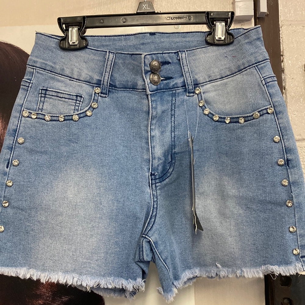 Denim shorts